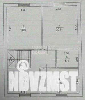 Дача 170м², 2-этажный, участок 4 сот.  