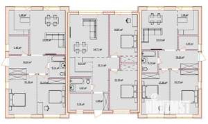 Дом 92м&sup2;, 1-этажный, участок 3 сот.  