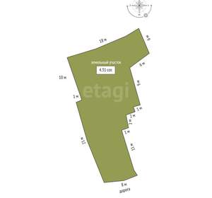 Дом 120м², 2-этажный, участок 6 сот.  