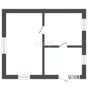 Дом 31м&sup2;, 1-этажный, участок 7 сот.  