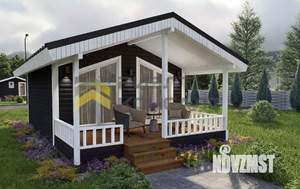 Дом 57м&sup2;, 1-этажный, участок 6 сот.  