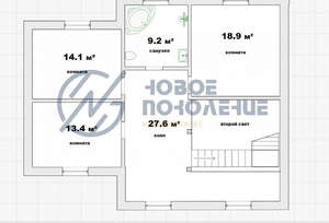 Дом 245м&sup2;, 2-этажный, участок 10 сот.  