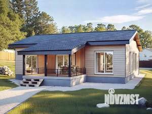 Дом 153м&sup2;, 1-этажный, участок 10 сот.  