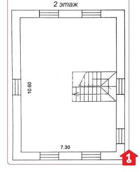 Дом 155м&sup2;, 2-этажный, участок 7 сот.  