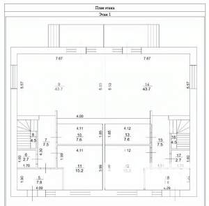 Таунхаус 240м², 2-этажный, участок 3 сот.  