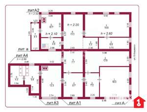 Дом 139м², 1-этажный, участок 6 сот.  