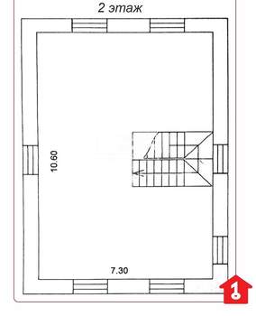 Дом 146м&sup2;, 2-этажный, участок 6 сот.  