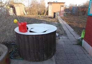 Дом 6м&sup2;, 2-этажный, участок 44 сот.  