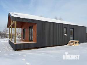 Дом 95м&sup2;, 1-этажный, участок 8 сот.  