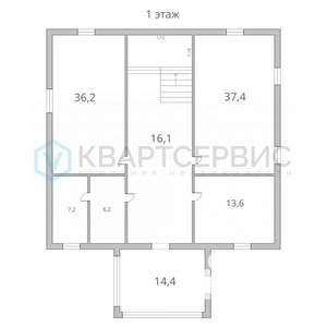 Дом 240м², 2-этажный, участок 8 сот.  