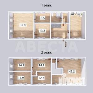 Дом 200м&sup2;, 1-этажный, участок 6 сот.  