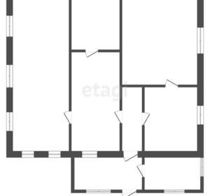 Дом 63м&sup2;, 1-этажный, участок 3 сот.  