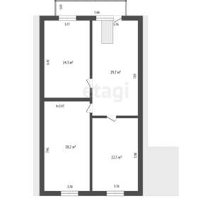 Дом 242м², 2-этажный, участок 864 сот.  