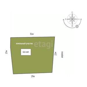 Дача 44м², 1-этажный, участок 7 сот.  
