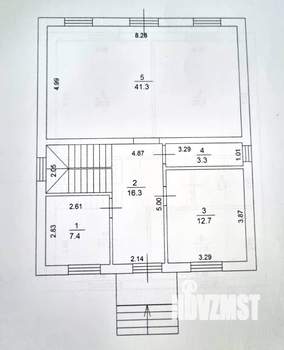 Коттедж 170м², 2-этажный, участок 4 сот.  