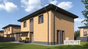 Коттедж 202м&sup2;, 2-этажный, участок 7 сот.  