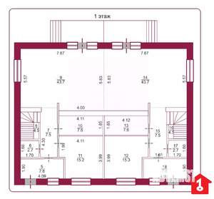 Таунхаус 450м², 3-этажный, участок 3 сот.  