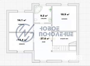 Дом 245м², 2-этажный, участок 10 сот.  