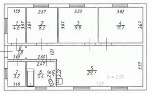 Дом 78м&sup2;, 1-этажный, участок 4 сот.  