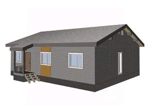 Дом 153м&sup2;, 1-этажный, участок 10 сот.  