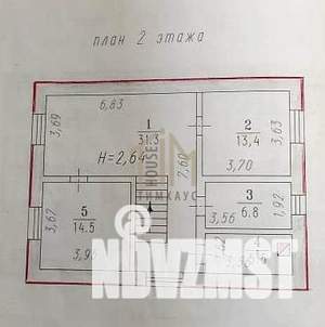 Дом 150м², 2-этажный, участок 6 сот.  