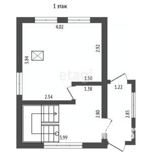 Дача 40м², 2-этажный, участок 6 сот.  