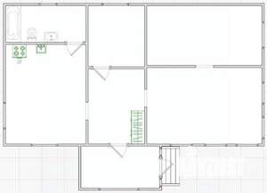 Дом 70м&sup2;, 1-этажный, участок 6 сот.  