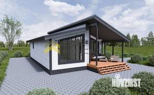 Дом 84м&sup2;, 1-этажный, участок 6 сот.  