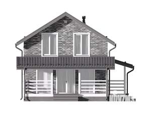 Дом 96м&sup2;, 2-этажный, участок 6 сот.  