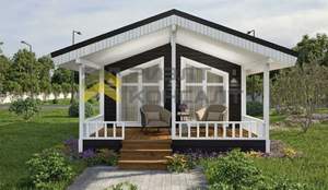 Дом 57м&sup2;, 1-этажный, участок 6 сот.  