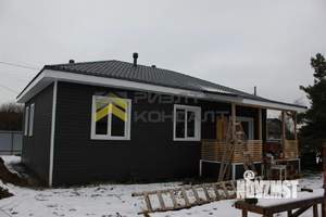 Дом 106м&sup2;, 1-этажный, участок 6 сот.  