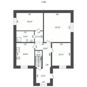 Дом 161м², 2-этажный, участок 9 сот.  