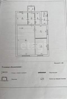 Дом 99м², 1-этажный, участок 8 сот.  