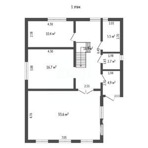 Дом 155м², 2-этажный, участок 5 сот.  