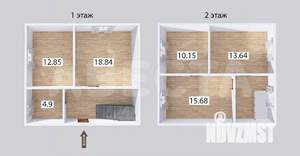 Дача 94м², 2-этажный, участок 5 сот.  