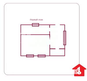 Дом 80м&sup2;, 2-этажный, участок 5 сот.  