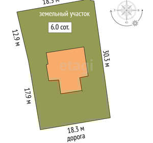 Дача 20м², 2-этажный, участок 6 сот.  