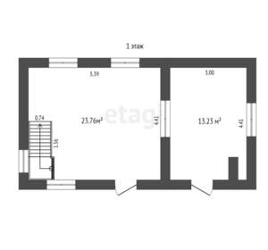 Дача 75м², 2-этажный, участок 5 сот.  