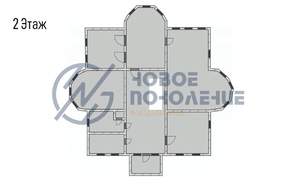 Коттедж 588м², 2-этажный, участок 18 сот.  