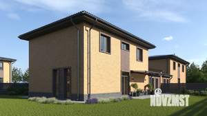 Коттедж 202м&sup2;, 2-этажный, участок 7 сот.  