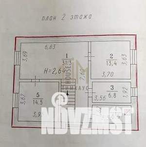 Дом 150м², 2-этажный, участок 6 сот.  
