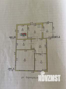 Дом 50м&sup2;, 1-этажный, участок 4 сот.  