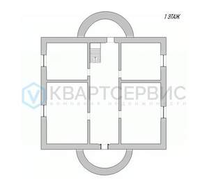 Коттедж 444м², 4-этажный, участок 5 сот.  