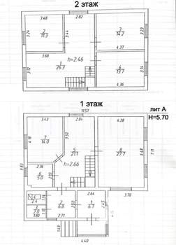 Дом 160м², 2-этажный, участок 4 сот.  
