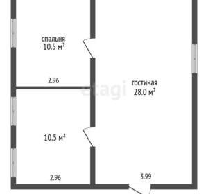Дача 51м², 1-этажный, участок 5 сот.  
