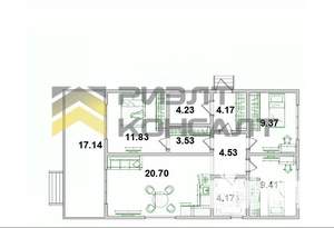 Дом 85м&sup2;, 1-этажный, участок 8 сот.  