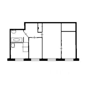 3-к квартира, на длительный срок, 56м2, 2/5 этаж