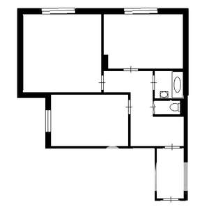2-к квартира, на длительный срок, 63м2, 8/9 этаж