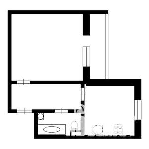 1-к квартира, на длительный срок, 38м2, 5/9 этаж