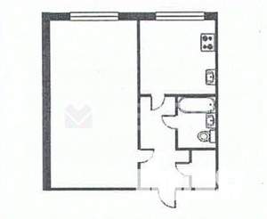 1-к квартира, на длительный срок, 29м2, 4/5 этаж